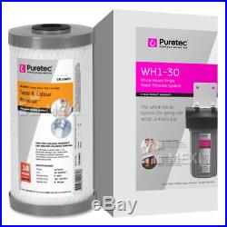 Puretec WH1 30 Whole House MaxiPlus Single Water Filter System 10 inch
