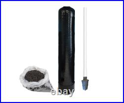 Replacement Water Filter Tank+ 2 cu ft Activated Carbon GAC & Riser Tube 12x52
