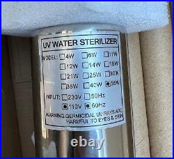 Ronaqua Ultraviolet Light Water Purifier Whole House Sterilizer 55w 12gpm 3 Bulb