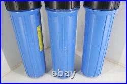 SEE NOTES iSpring WGB32BM Whole House Water Filter 3 Stage Filtering w Mount