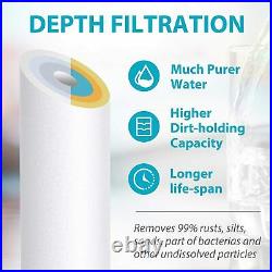Sediment Water Filters (5 Micron) RO & Whole House Filter Cardridges 10x2.5 inch