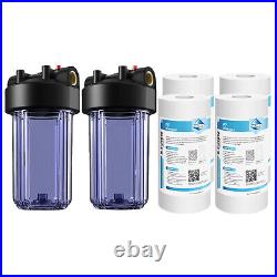SimPure 10 Clear Whole House Water Filter Housing Filtration System PP Sediment