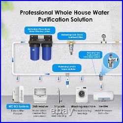 Spin down Sediment Filter, Backwash Whole House Water Filter System for Well Wat