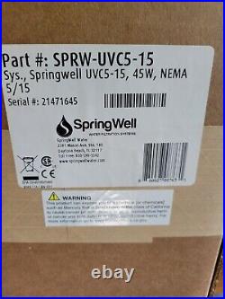 Springwell SPRW-UVC5-15 UV Water Purification System 15 GPM KILLS 99.9% BACTERIA