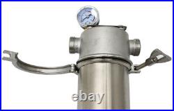 Stainless Steel 20 Water Filter System for Whole House/Home Filtration 15000L/h