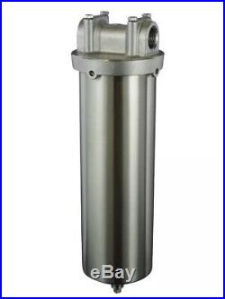 Stainless Steele Whole house Water Filter housing 10 RV, Home, House, Farm