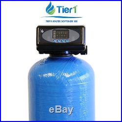 Tier1 Whole House Carbon+KDF+Water Softener for 3-6 Bathrooms w Pre-Filter