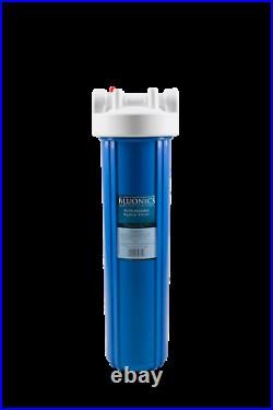 Two 4.5 x20 BLUONICS Houising Whole House Water Filters with Sediment & Carbon