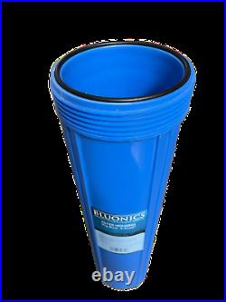 Two 4.5 x20 BLUONICS Houising Whole House Water Filters with Sediment & Carbon