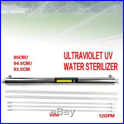 UV Water Purifier Ultraviolet Light Sterilizer 12GPM With UV Lamp Whole House USA