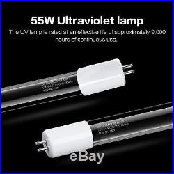 Ultraviolet Light Water Purifier Whole House Sterilizer 12GPM 3Pcs Bulb Sleeves