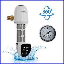 VEVOR Spin Down Filter 40 Micron Whole House Sediment Filter for Well Water