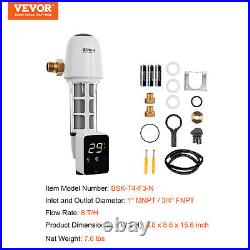 VEVOR Spin Down Filter 40 Micron Whole House Sediment Filter for Well Water