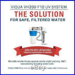 Viqua VH200-F10 Bundle Integrated Whole House UV + PLUS Extra Replacement Lamp