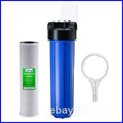 WGB12B 1-Stage Whole House Water Filtration System with 20 x 4.5 Carbon Block