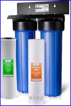 WGB22B Whole House Water Filter Removes up to 99% of Chlorine, Rust, Dirt, and