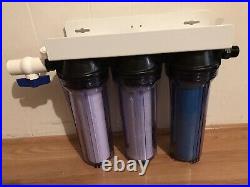 WHOLE HOUSE HARD WATER SOFTENER 3 STAGE CLEAR SYSTEM, 3/4 in. SALT FREE THE BEST