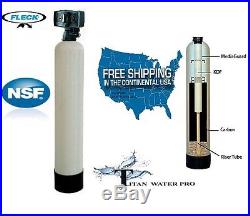 WHOLE HOUSE WATER FILTER SYSTEMS KDF55 MEDIA GUARD GAC Back-Wash TIMER VALVE