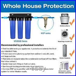 WH-HD200-C Whole House 1 Inlet/Outlet Filtration System & iSpring WSP-50 Reu