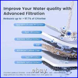 Waterdrop 3-Stage Whole House Water Filter System, Reduce Carbon Filter&Sediment