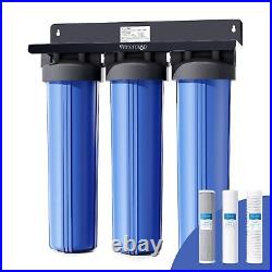 Waterdrop 3-Stage Whole House Water Filter System, with Carbon &Sediment Filter