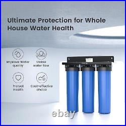 Waterdrop 3-Stage Whole House Water Filter System, with Carbon &Sediment Filter