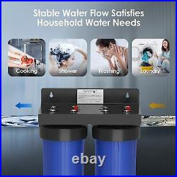 Waterdrop Whole House Water Filter System, with Carbon Filter and Sediment Filter