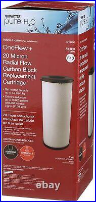 Watts Premier OFPRFC OneFlow Plus Whole House Water Filter System, Brand New