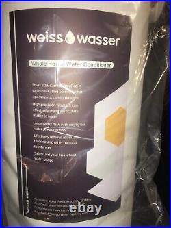 Weiss wasser Whole House Water Filter System, Salt Free Descaler System for Home