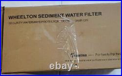 Wheelton Sediment Water Purifier Water for Whole House System (WWP-02S) New