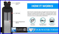 Whole House Anti-Scale Water Softener 20 GPM +Catalytic Carbon Filtration System