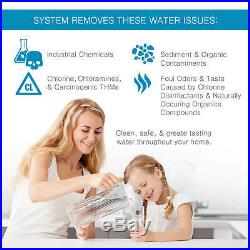Whole House Anti-Scale Water Softener 20 GPM +Catalytic Carbon Filtration System