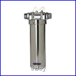 Whole House Compact Water Filter Stainless Steel SMART Series (1-3 GPM)