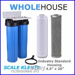 Whole House Double Water Filter & Salt Free Water Softener BB20