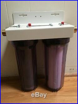 Whole House Hard Water Softener Clear System, Free Salt, 2 Stage. The Best Q & P