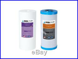 Whole House Jumbo Big Blue Water Filter System 10x 4.5 INCLUDING FILTERS