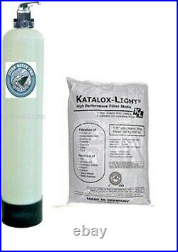 Whole House Katalox Light Water Filtration System 1.5 Cu Ft Manual Backwash
