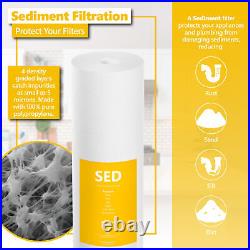 Whole House Replacement Water Filter KDF Heavy Metal, Carbon, Sediment Cartridge