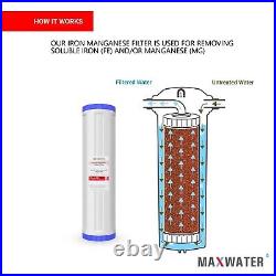 Whole House Replacement Water Filter Set CTO Carbon Iron Sediment 5um 4.5 x 20