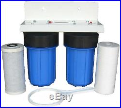 Whole House/ Restaurant Water Filter System sediment carbon 4.25 x10 BIG BLUE