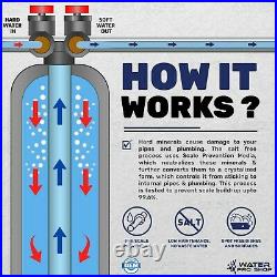 Whole House Salt Free Descaler + 1 Mil. Gl Filter System-Home Water Filtration