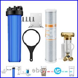 Whole House Spin Down Pre-Filter& 20 Inch Water Filter Housing Filtration System