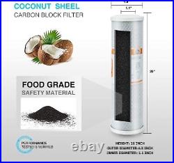 Whole House Spin Down Pre-Filter& 20 Inch Water Filter Housing Filtration System