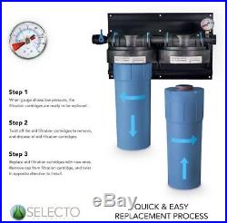 Whole House Ultra-Filtration Water Filter System 14in Water Dispenser Threaded