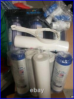 Whole House Water Filter 2.5 x 10 Three Stage Filtration System 3/4 Inlet