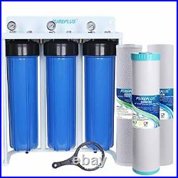 Whole House Water Filter, 3 Stage 20 Home Water Filtration System, Sediment
