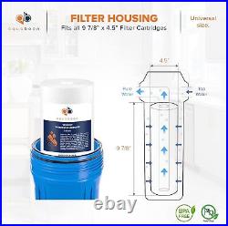 Whole House Water Filter Cartridge Replacement Set 5 Micron Water Filter