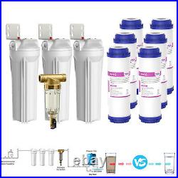 Whole House Water Filter Filtration System 10 x 2.5 Activated Carbon Cartridge