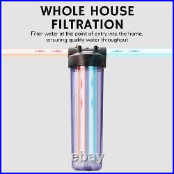 Whole House Water Filter Housing, Sediment Filters for Well and City Water, 2