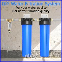 Whole House Water Filter Housing WHB20 20x4.5, Fits Sediment Filters, Pressur